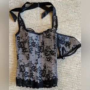 Frederick’s of Hollywood women’s corset halter top, size 36